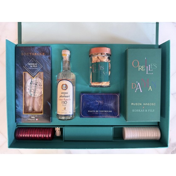 Coffret Cadeau Box POURIM 2025 - Jeu de société Backgammon