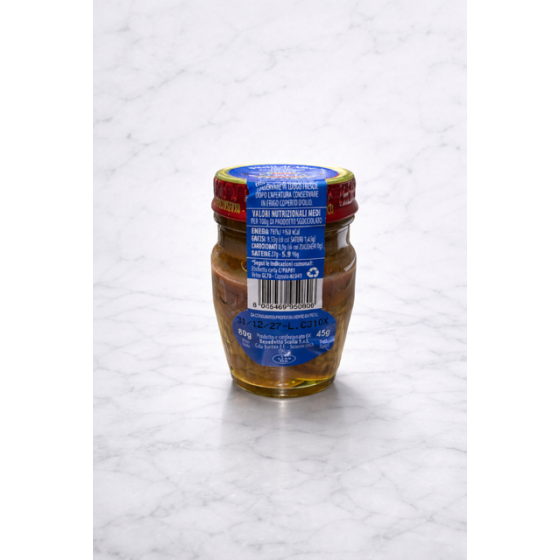 Filet d'anchois à l'huile d'olive 80g