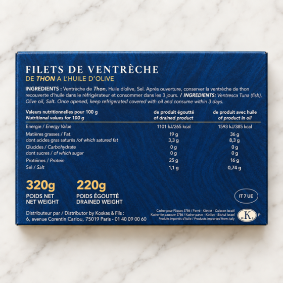 copy of Ventreche de thon Koskas